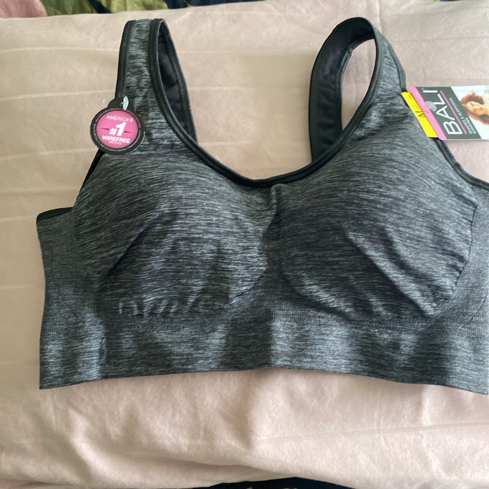Bali Gray Seamless Comfort Support Bra